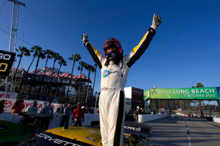 Oliver Gavin celebrating another win